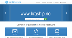 Desktop Screenshot of braship.no